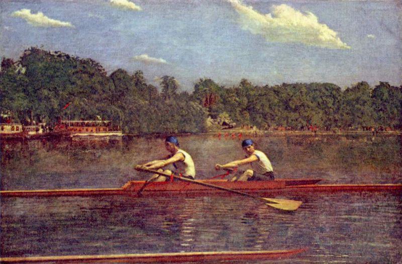 Thomas Eakins The Biglen Brothers Racing